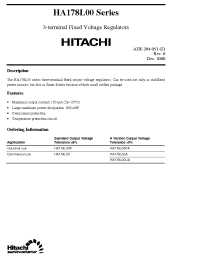 Datasheet HA178L00 manufacturer Hitachi
